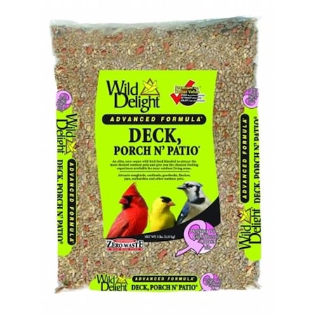 D&D Commodities D&D Commodities Wild Delight Deck; Porch N Patio Wild Bird Food 5 Lb 374050 99006